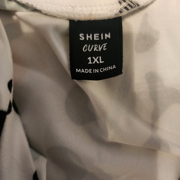 SHEIN's Emery Rose Women's Print Twist Hem Dress NWOT - Picture 11 of 12